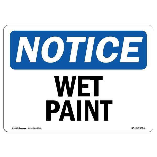 Safety Sign, OSHA Notice, 18